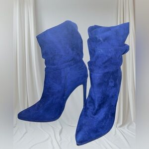 SHI By Journeys Suede Slouch Boots Like New